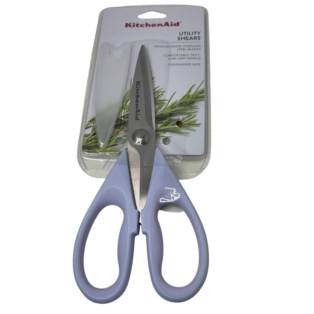KitchenAid lavender Utility Shears Stainless Steel Blades Dishwasher Safe